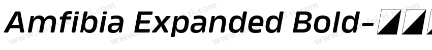 Amfibia Expanded Bold字体转换